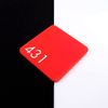 Perspex 431 Red Cast Acrylic Sheet - 420x297x3mm, A3