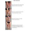 DonJoy Deluxe Hinged Knee Brace, Drytex Wrap Around, Open Popliteal, Medium