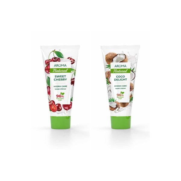 SWEET CHERRY 75 ml + AROMA NATURAL COCO DELIGHT 75 ml EL KREMİ