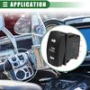uxcell Backlit Turn Signal Rocker Switch 4 Pin Switch Replacement Universal Plastic Metal Black