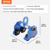VEVOR Push Beam Trolley Manual Trolley 4400 lbs/2 Ton Load 2.5"-7" Adjustable