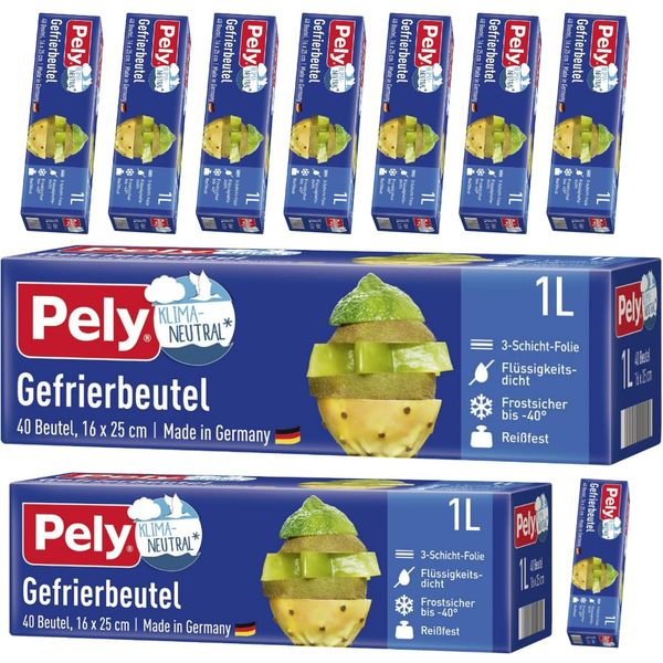 Pely Gefrierbeutel 1 Liter 40 St. x 10 STÜCK