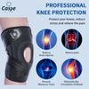 Caspe 2 Pack Knee Brace Support Stabilizer Patella Adjustable Knee Wrap Gift