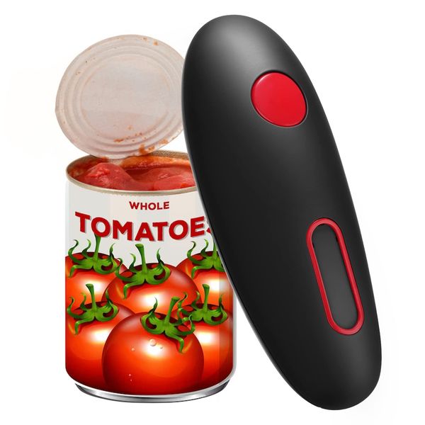 Electric Can Opener Automatic Tin Opener, Hands Free Tin Openers Electric, Professional Kitchen Can Opener with One Touch Switch, Can Openers for Restaurant Chefs Women Seniors