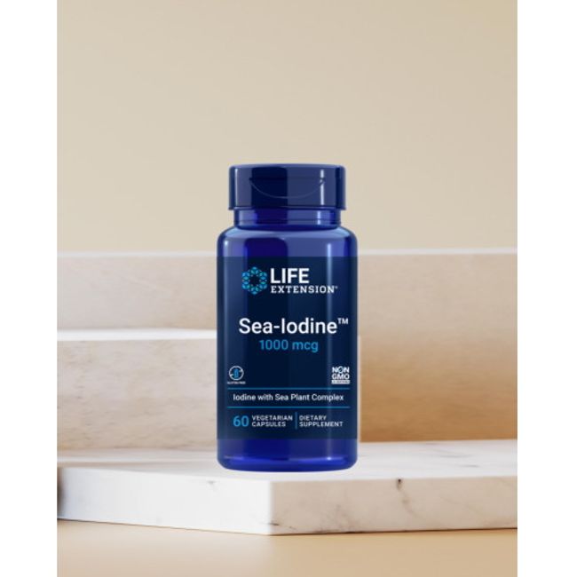 Life Extension Iodine 1000mcg 60 Capsules, 1 ea, 60 Tablets