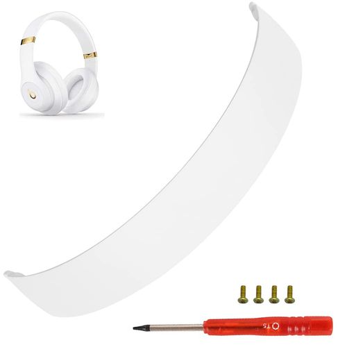 Dre Studio 3 Wireless Headband as Same as The OEM Replacement Arch Band Studio3 Accessories Parts Compatible with Beats by Dr Dre Studio 3/A1914 Studio 2 Wired/Wireless Headphones (White)