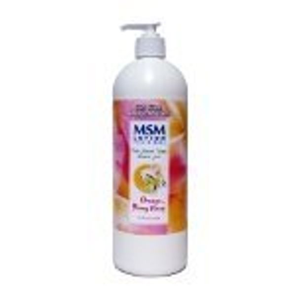 The Raw Food World MSM Lotion - Orange Ylang Ylang, 32oz