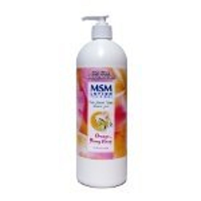 The Raw Food World MSM Lotion - Orange Ylang Ylang, 32oz