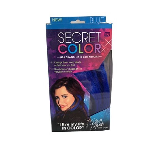 Secret Color Blue Headband Hair Extensions by Demi Lovato As Seen On TV $19.99
