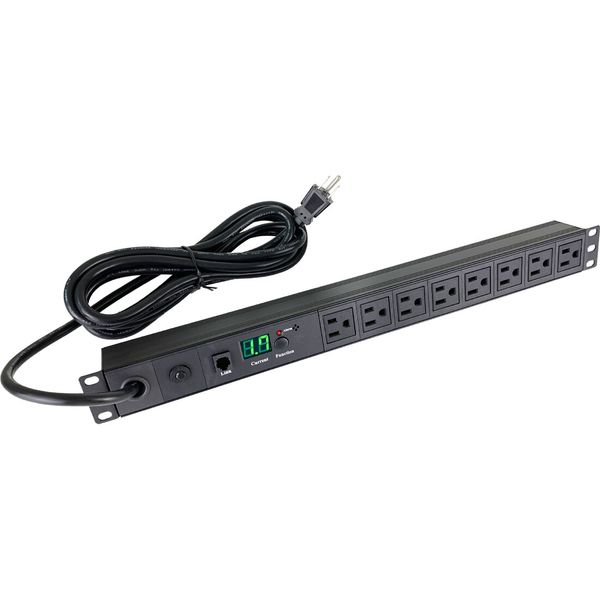 Metered Power Strip With And Alarm Buzzer + Current Meter 