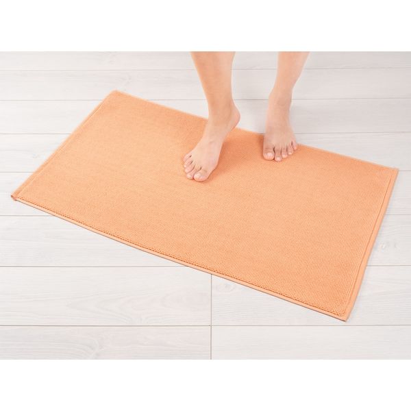 American Soft Linen Bath Rug, 20 in 34 in 100% Cotton Bath Mats Rugs for Bathroom, Non Slip Washable Shaggy Form Area Rugs, Malibu Bath Rug