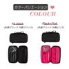 Rajjo Makeup Pouch, Double Layer, Pockets, Functional, Double Zipper, Makeup Pouch, Cosmetics, Storage, Small Storage, black/black