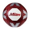 Mitre Intent Training Football | Enhanced Grip and Control | Durable Construction, White/Red, 5