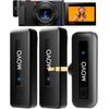 Movo Wireless-Mini-DUO Dual-Channel Microphone System for DSLR