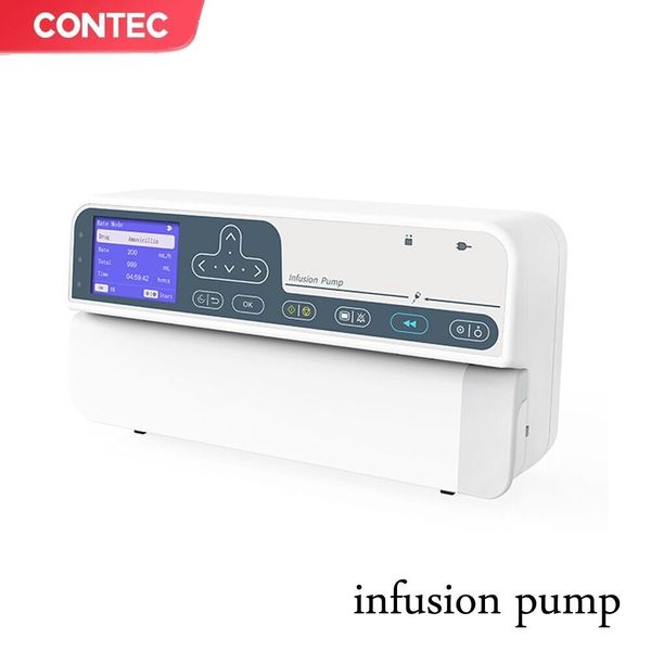 Portable Volumetric Infusion Pump IV Fluid Flow Control LCD Alarm Human\Animal