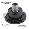 6-Bolt Black Quick Release Steering Wheel Hub Hex for 3/4" Shaft