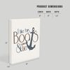 I Like Big Boats and I Cannot Lie Quote (Absorbent Ceramic Coaster, Single, Cork Back, Kitchen Table Decor)