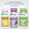 Solaray Berberine Root Extract 60 Count Advanced Formula Vegan Metabolism Sup...