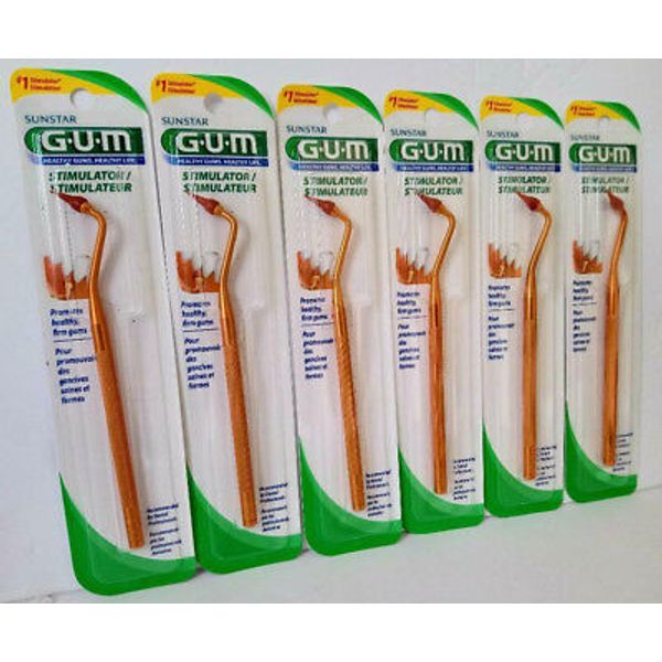 6 GUM Stimulator Handles Massagers 600 for Healthy Gums BEST PRICE ONLINE!!!