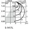 Oderic Exterior LED Spotlight, High Color Rendering Incandescent Light, Equivalent to 60W, Rainproof, Diffused Light Distribution, Bulb Color: OG264028LR