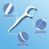 Travel Dental Floss Case, Modixun 6Pack 300pcs High Toughness Dental Floss Picks, Unflavored Dental Flossers, Dental Picks, Floss Picks, Toothpicks Sticks, Tooth Flossers with Travel Case, 300pcs