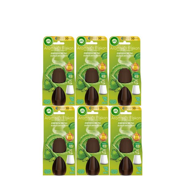 Air Wick Aroma-Öl Flakon – Duftöl Nachfüller für den Air Wick Diffuser – Duft: Erfrischung – 6 x 20 ml ätherisches Öl