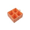 Fackelmann Silicone Ice Cube Tray - Silicone Mould for Ice Cubes, 9.5 x 4.5 x 4.4 cm