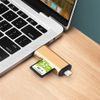 Memory Card Reader, USB, Type-C, Micro 3-in-1, MicroSD/USB Multi-Card Reader, Ultra High Speed Data Transfer, Supports Both LEIZHANUSB/Micro SD Cards, Multifunctional, Type-C, Micro USB Connection,