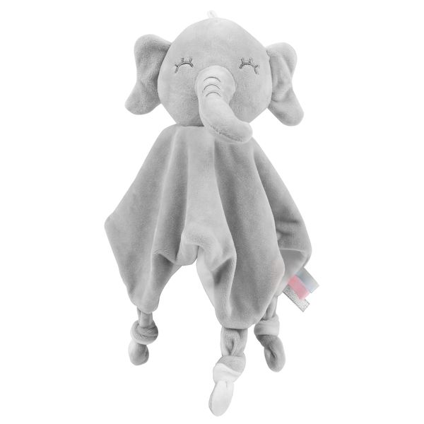 Vicloon Baby Comforters Elephant Baby Blanket, Baby Girl Boy Comforter Blanket, New Born Baby Infant Toddler Cuddle Snuggle Toy Blankets for Nursery Strollers, Cots, Cribs, Car Seats