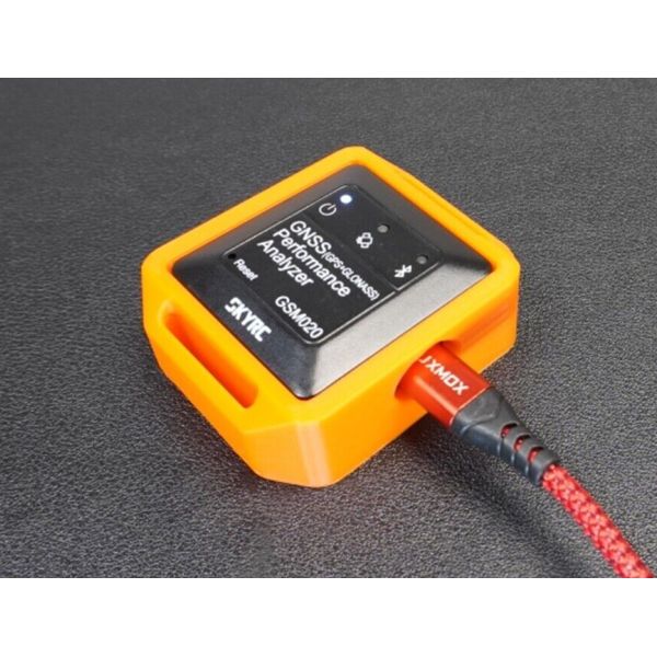 SKYRC GNSS GPS GSM020 Performance Analyzer Mounting System With USB Port Orange