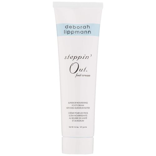 Deborah Lippmann Steppinâ€™ Out Nourishing Foot Cream | Moisturizing Cream with Acai and Kokum Butter | Softens and Restores Skinâ€™s Flexibility | Non-Greasy Formula | 5.2 Oz