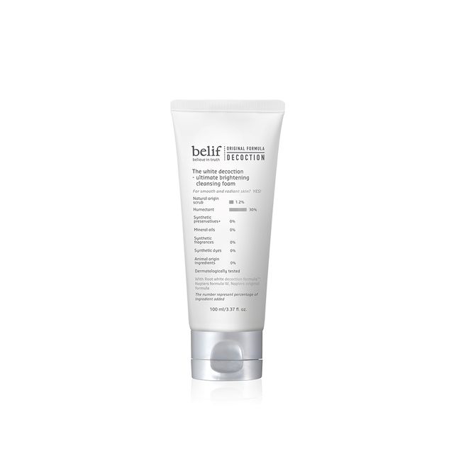 [Belif] The White Decoction-Ultimate Brightening Cleansing Foam 100 mL