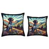 German Shorthair Pointer Funny GSP DAD MOM Throw Pillow