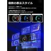 GIGC Car Head-up Display, Speedometer, Tachometer, GPS+OBD2 Mode, Super Large Screen Multimeter with Fault Diagnosis and Warning Function