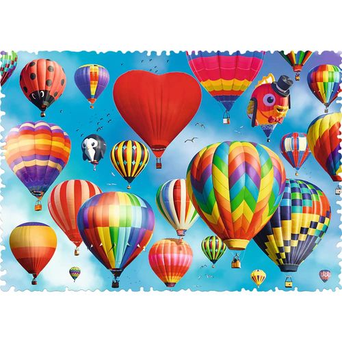 Trefl Red 600 Piece Crazy Shapes - Colourful Balloons