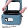 06017 8-Quart Nomad Traveling Slow Cooker, Blue