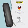 Online 90686 Leather Case for 2 Long Pen - Black