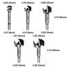 Vearter 15/20/25/30/35mm 5pcs Round Shank Drill Bit Set Self Centering Sewing Tool for Carpentry