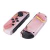 eXtremeRate Cosmic Pink Gold Marble Effect Joy con Handheld Controller Housing with Buttons, DIY Replacement Shell Case for Nintendo Switch Joycon & Switch OLED Joy con