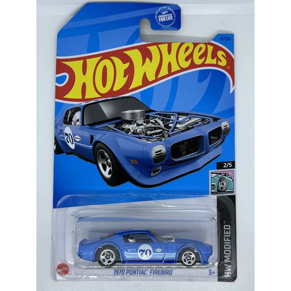 Hot Wheels - 1970 Pontiac Firebird - Blue - HW Modified 2/5-18/250 - Mint/NrMint Ships Bubble Wrapped in a Box