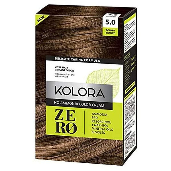KOLORA ZERO 5.0 GOLDEN BRANDY AMMONIA HAIR DYE