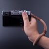 VKO Soft Camera Wrist Strap, Camera Hand Strap for DSLR SLR Mirrorless Cameras Adjustable Safety Strap(Brown)