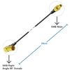 Vecys SMB Cable SMB Socket Adapter Cable for Right Angled SMB Plug RG174 20CM 7.87 Inch DAB Antenna Extension Cable