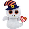 Ty Beanie Boo Nightcap - White Ghost with Witches Cap - 6"