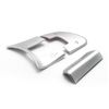 6pc Satin Silver Steering Side Control/Button Cover Trim Overlay For Volkswagen