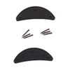 Guard Quality Heel and Toe Plates Polyurethane (Plastic) Taps Savers 1 Pair Self-Adhesive with Nails (Size 6)
