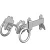 Gatemate Ring Gate Latch - Galvanised - 7" / 178mm