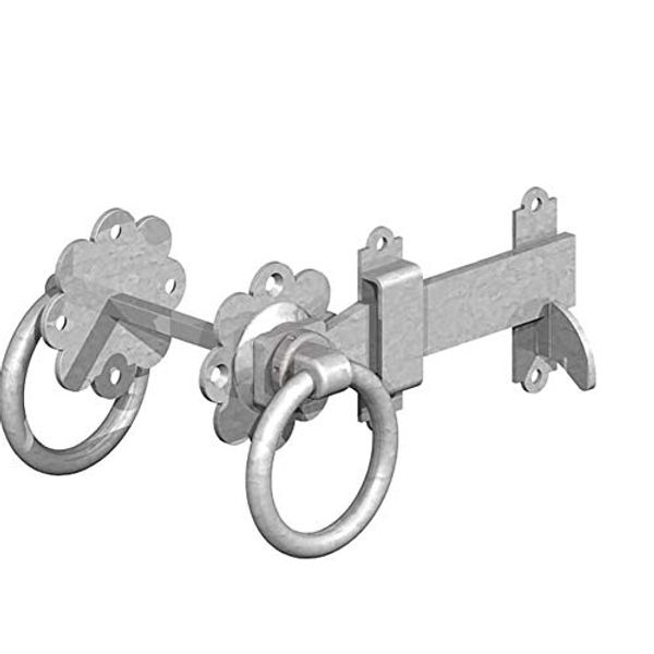 Gatemate Ring Gate Latch - Galvanised - 7" / 178mm