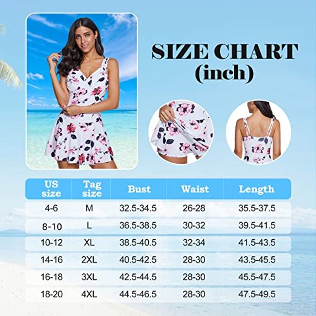  Zando Women One Piece Bathing Suits Tummy Control Swimsuits