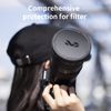 K&F Concept 72MM Variable ND2-ND400 Filter+ Cleaning Cloth+ Filter Cap, Basic Adjustable Thin ND2~ND400 Neutral Density Cloth with Silicone Lens Cover